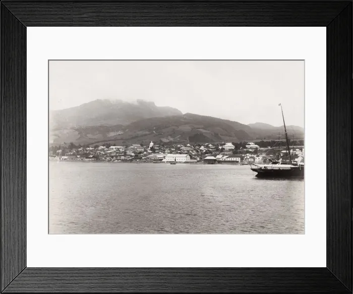 Framed Print : St. Pierre Martinique, West Indies, from the sea Framed Print : St. Pierre Martinique, West Indies, from the sea