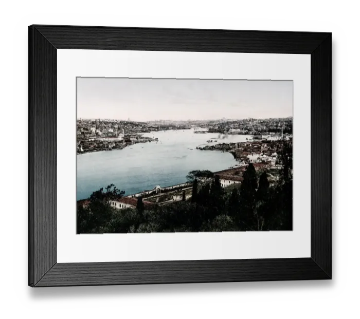 Framed Print : c. 1890s Turkey Constantinople Istanbul Bosphorous Framed Print : c. 1890s Turkey Constantinople Istanbul Bosphorous