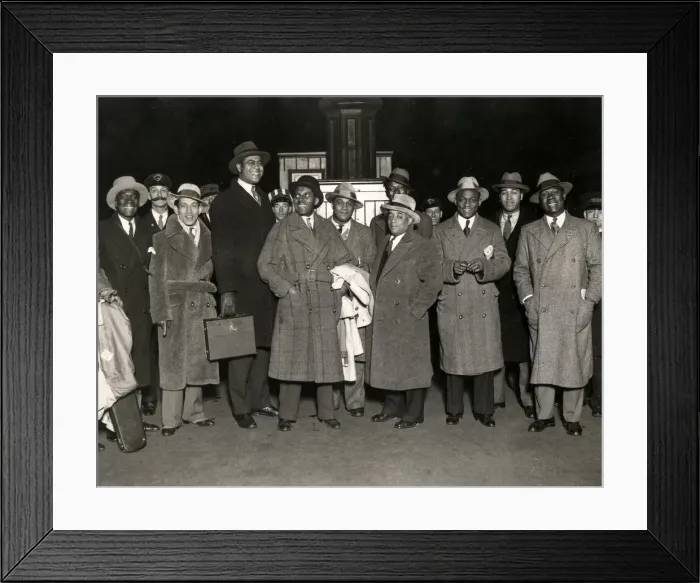 Framed Print : Noble Sissle and his band members in the UK Framed Print : Noble Sissle and his band members in the UK