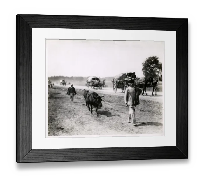 Framed Print : Polish refugees leaving Warsaw Poland during Wolrd War I Framed Print : Polish refugees leaving Warsaw Poland during Wolrd War I