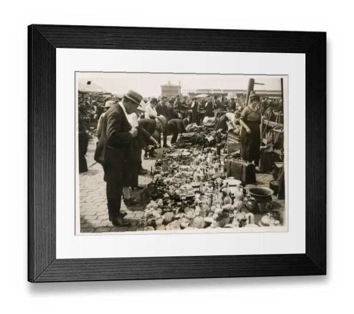 Framed Print : Caledonian Market London c. 1920s Framed Print : Caledonian Market London c. 1920s
