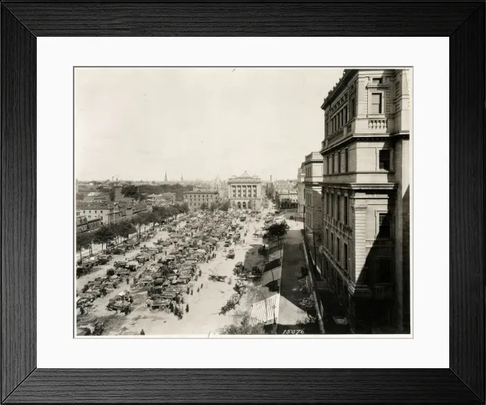 Framed Print : Champ de Mars market, Montreal Canada, c. 1920 Framed Print : Champ de Mars market, Montreal Canada, c. 1920