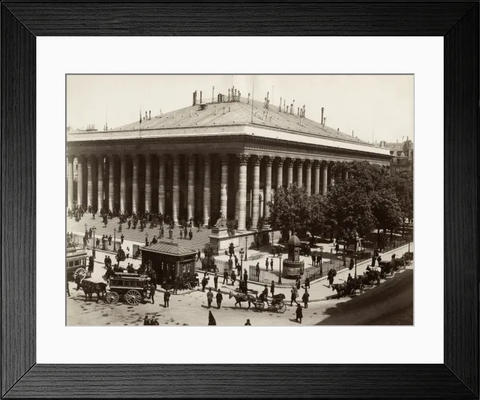 Framed Print : Bourse, Stock Exchange, Paris, France Framed Print : Bourse, Stock Exchange, Paris, France