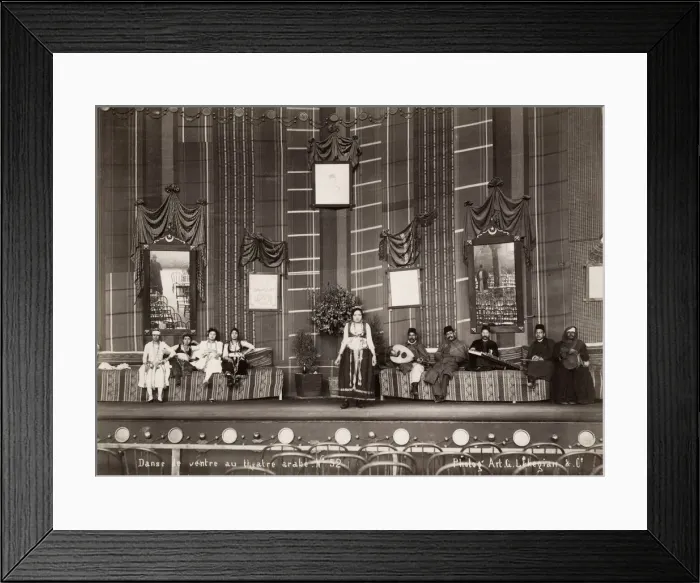 Framed Print : Belly dancer, danse du ventre, in an Egyptian theatre, Cairo Framed Print : Belly dancer, danse du ventre, in an Egyptian theatre, Cairo