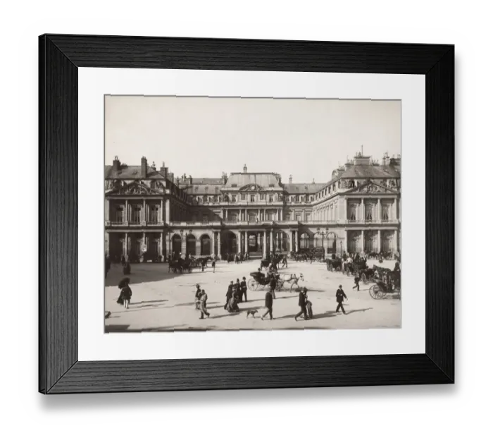 Framed Print : Place du Palais Royal, Paris France Framed Print : Place du Palais Royal, Paris France