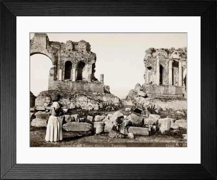 Framed Print : Greek Theatre at Taormina, Sicily Framed Print : Greek Theatre at Taormina, Sicily