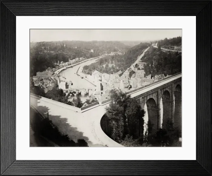 Framed Print : The Port de Dinan Lanvallay, viaduct, France Framed Print : The Port de Dinan Lanvallay, viaduct, France