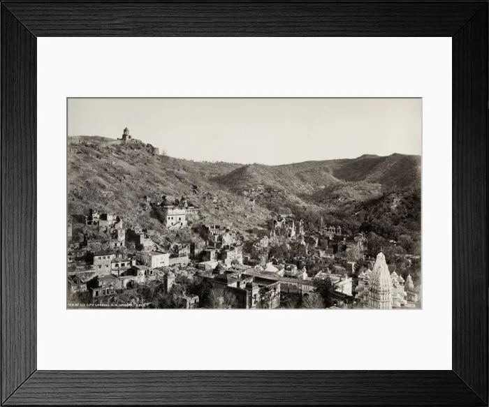Framed Print : Amer or Amber city in India Framed Print : Amer or Amber city in India