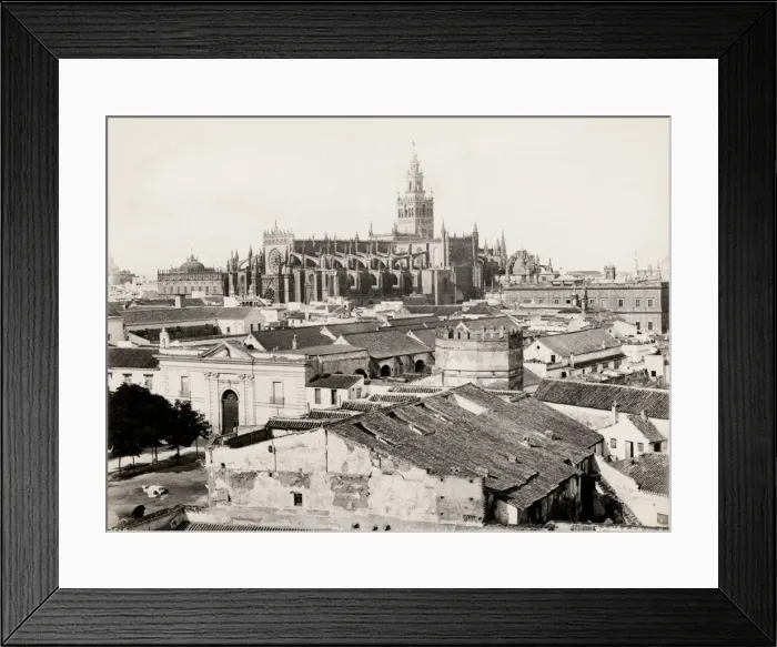 Framed Print : View of Seville, Spain Framed Print : View of Seville, Spain