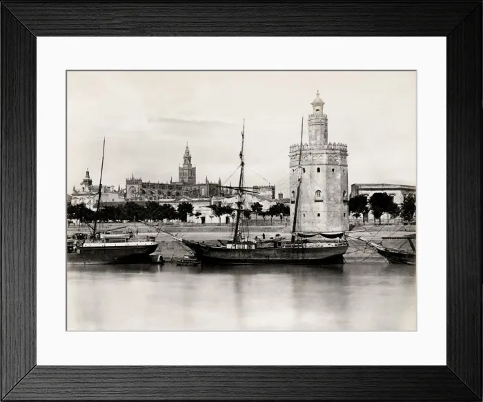 Framed Print : The Torre del Oro, Seville, Spain Framed Print : The Torre del Oro, Seville, Spain