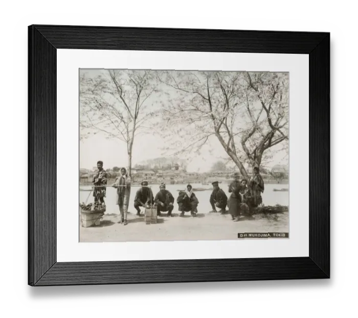 Framed Print : Porters at Mukojima, Tokyo, Japan Framed Print : Porters at Mukojima, Tokyo, Japan