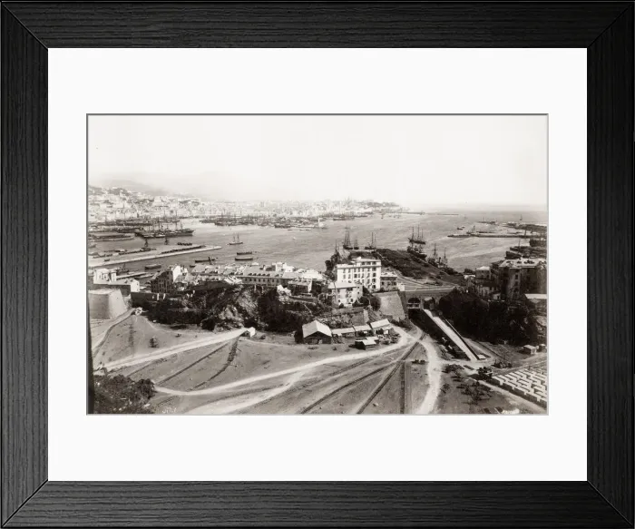 Framed Print : Port at Genoa, Genova, Italy Framed Print : Port at Genoa, Genova, Italy