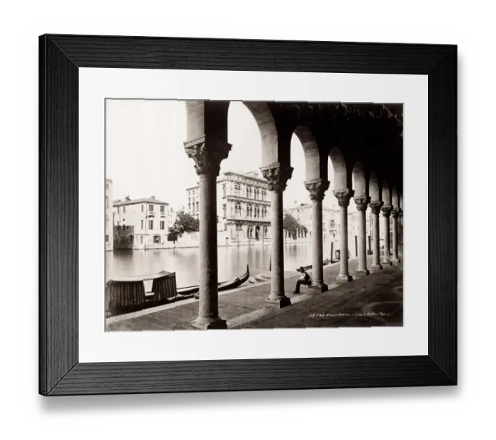 Framed Print : Venice, Italy, arcade front of the Fondaco dei Turchi Framed Print : Venice, Italy, arcade front of the Fondaco dei Turchi