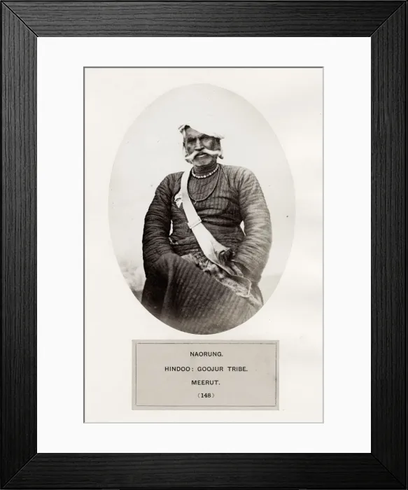 Framed Print : People of India: indigenous group - Naorung, Meerut Framed Print : People of India: indigenous group - Naorung, Meerut