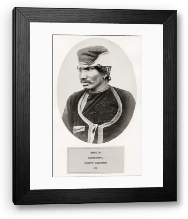 Framed Print : People of India: indigenous group - Bhoota, Chota Nagpoor Framed Print : People of India: indigenous group - Bhoota, Chota Nagpoor