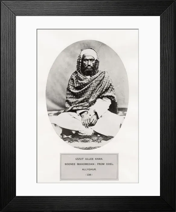 Framed Print : People of India: indigenous group - Izzut Ullee Khan, Allyghur Framed Print : People of India: indigenous group - Izzut Ullee Khan, Allyghur