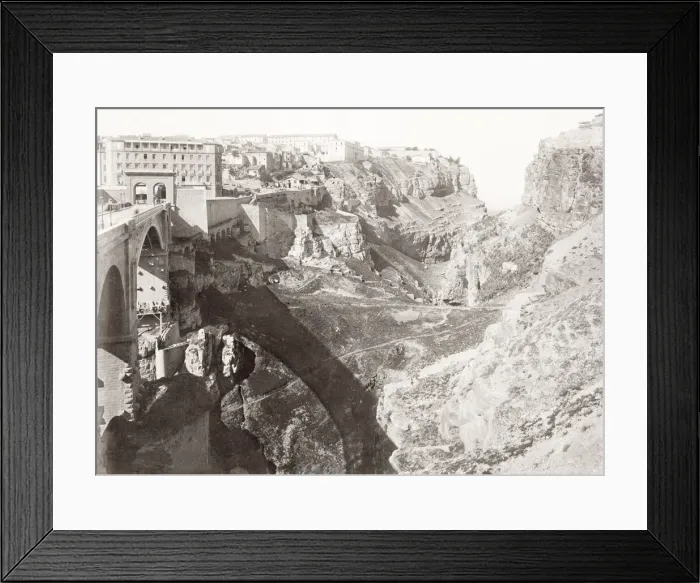 Framed Print : Constantine - Rhumel river ravine, Algeria Framed Print : Constantine - Rhumel river ravine, Algeria