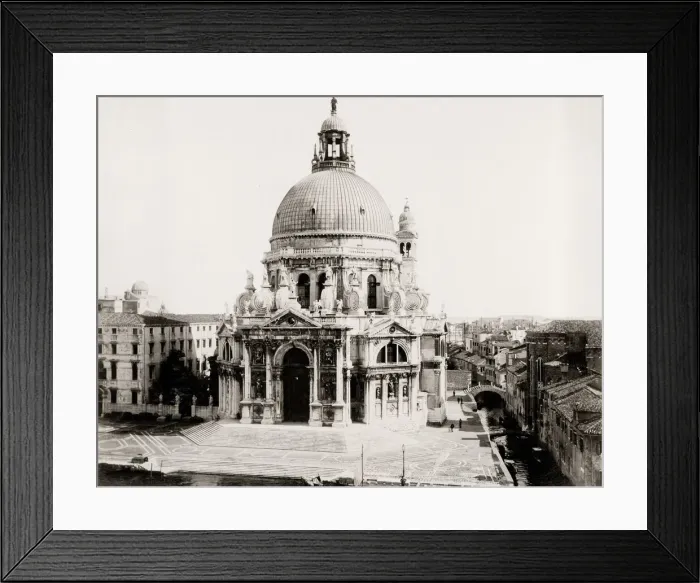 Framed Print : Church of Santa Maria della Salute, Venice Italy. c. 1880 s Framed Print : Church of Santa Maria della Salute, Venice Italy. c. 1880 s