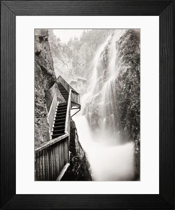 Framed Print : Gorges du Durnand, Swiss Alps, Switzerland Framed Print : Gorges du Durnand, Swiss Alps, Switzerland