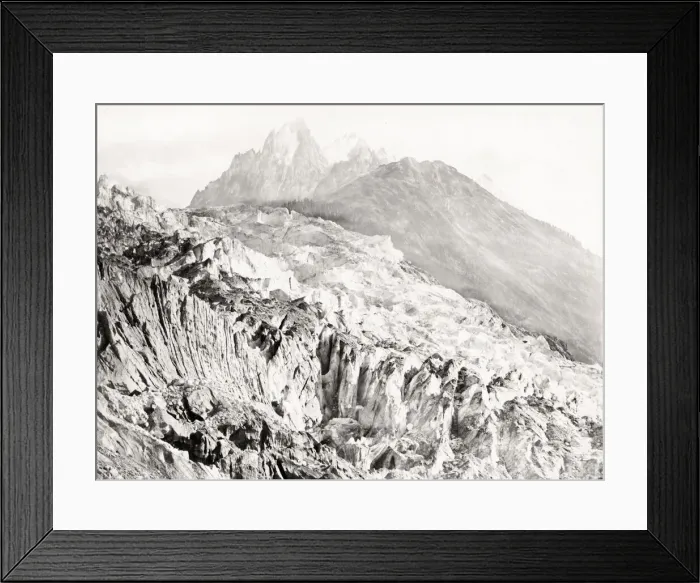 Framed Print : Geant Glacier area, Chamonix, France Framed Print : Geant Glacier area, Chamonix, France