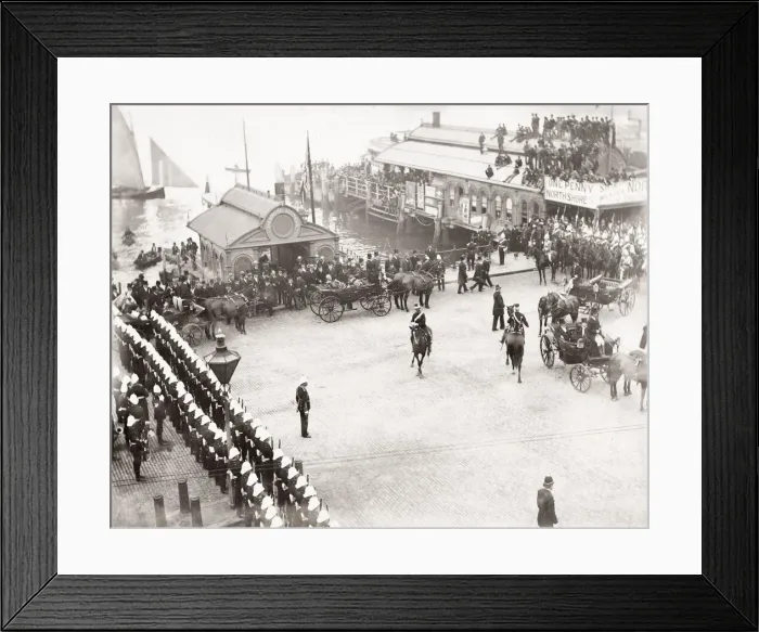 Framed Print : New South Wales Governor arrival, Sydney harbour, 1893 Framed Print : New South Wales Governor arrival, Sydney harbour, 1893