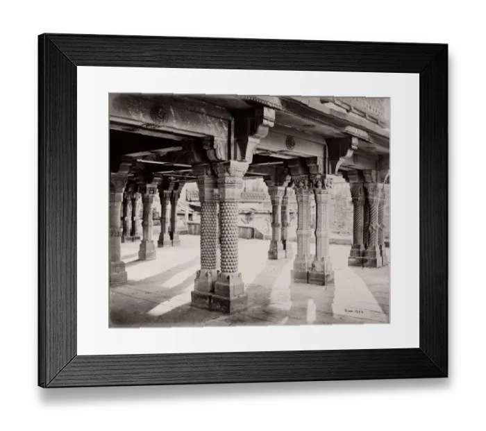 Framed Print : India - carved columns, Panch Mahal, Fatehpur Sikri Framed Print : India - carved columns, Panch Mahal, Fatehpur Sikri