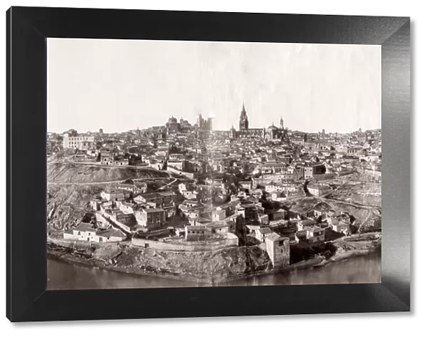 19th century vintage photograph - Spain, Toldeo
