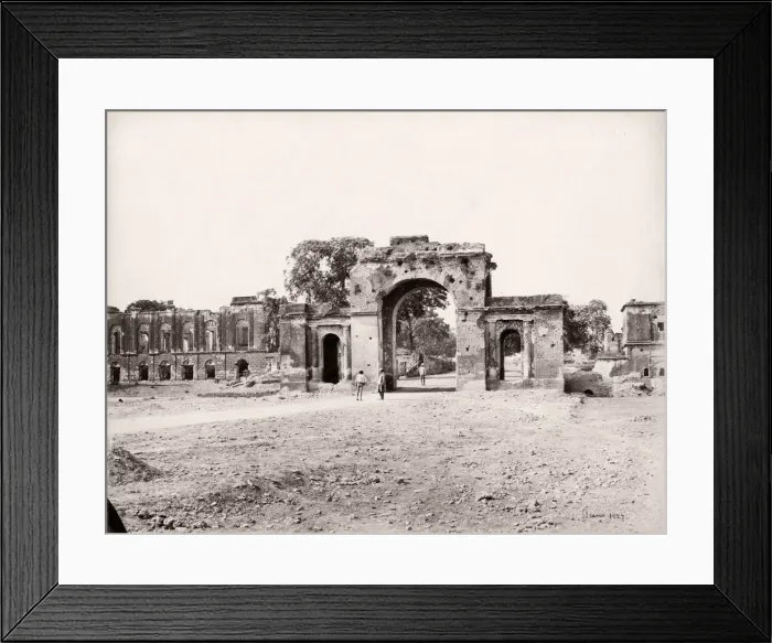 Framed Print : India - the Residency, Lucknow, Samuel Bourne, 1860s Framed Print : India - the Residency, Lucknow, Samuel Bourne, 1860s