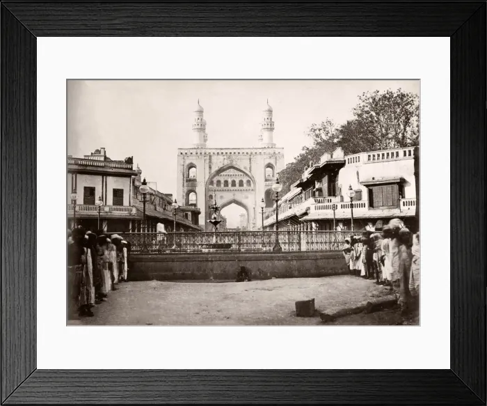 Framed Print : India - the Char Minar, Hyderabad Framed Print : India - the Char Minar, Hyderabad