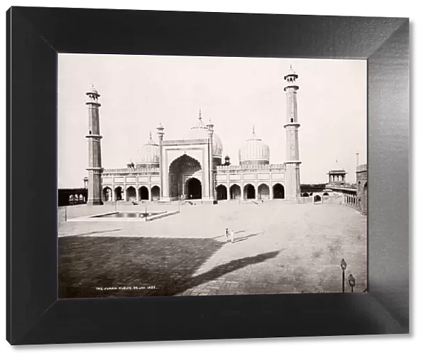 India - Jama Masjid mosque, Delhi, Samuel Bourne, 1860s