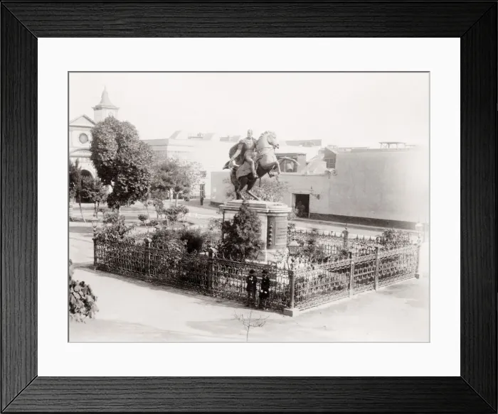Framed Print : Simon Bolivar equestrian, horse, statue, Lima Peru Framed Print : Simon Bolivar equestrian, horse, statue, Lima Peru