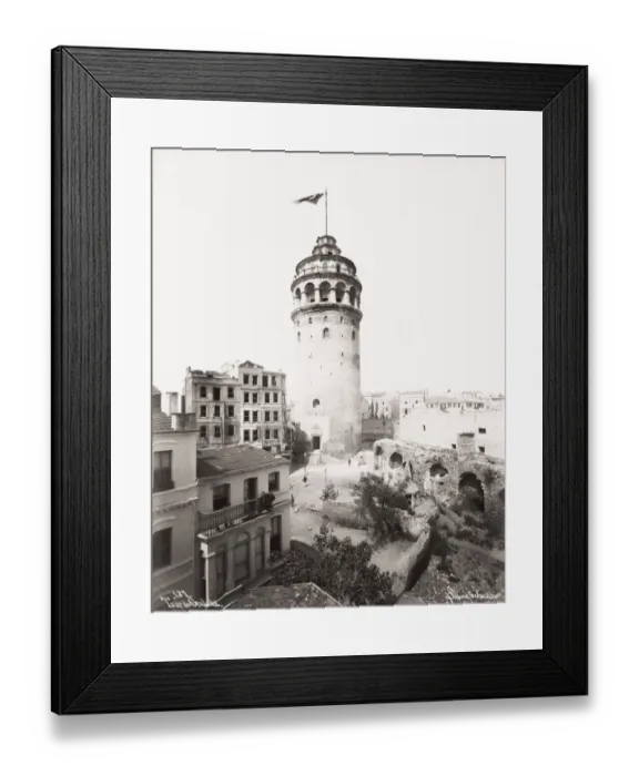 Framed Print : Galata Tower, Constantinople, Istanbul, Turkey Framed Print : Galata Tower, Constantinople, Istanbul, Turkey