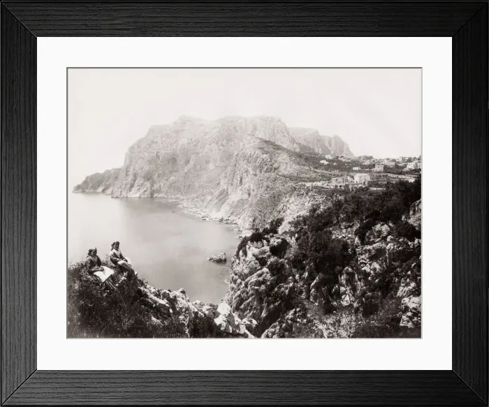 Framed Print : Island of Capri, Monte Solaro, Italy Framed Print : Island of Capri, Monte Solaro, Italy