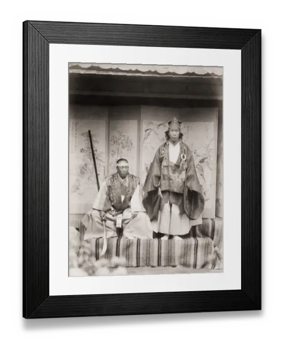 Framed Print : Japanese opera singers, performers, Japan Framed Print : Japanese opera singers, performers, Japan