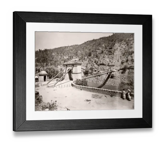 Framed Print : Kohala Bridge, route to Kashmir, India Framed Print : Kohala Bridge, route to Kashmir, India