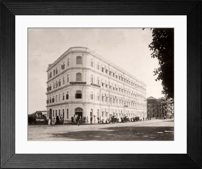 Framed Print : Bombay, The Apollo Bunder Hotel, India Framed Print : Bombay, The Apollo Bunder Hotel, India
