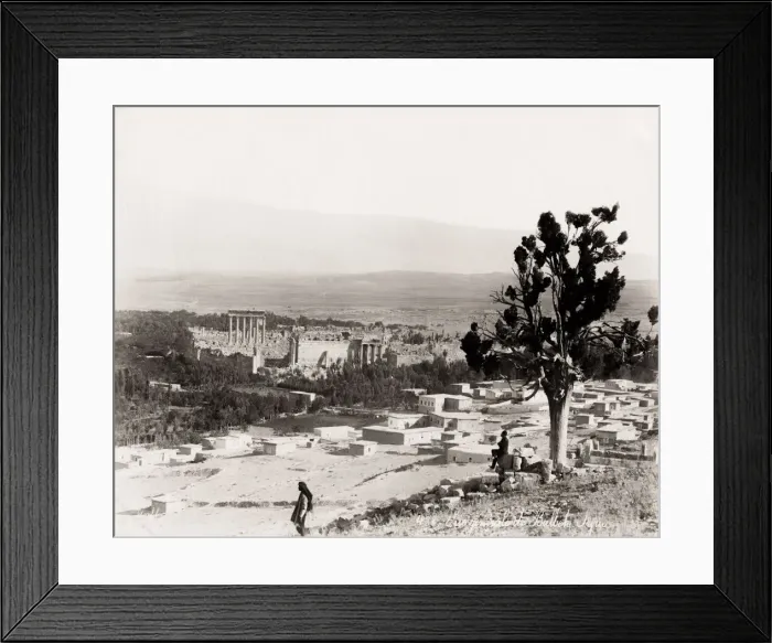 Framed Print : View of Baalbek, Baalbec, Syria Framed Print : View of Baalbek, Baalbec, Syria