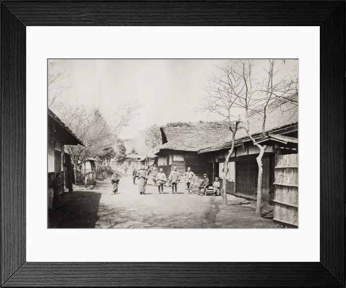 Framed Print : Tsuruma, now likely Tsurumai, part of Nagoya, Japan Framed Print : Tsuruma, now likely Tsurumai, part of Nagoya, Japan