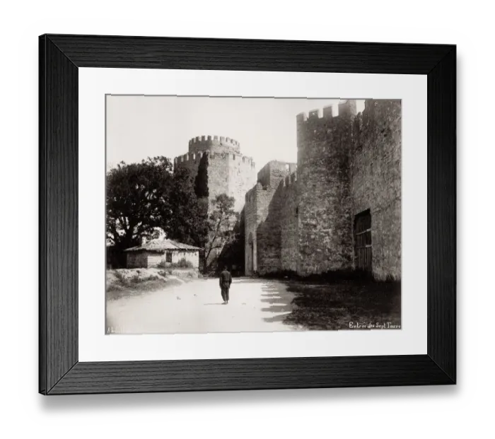 Framed Print : Yedikule Fortress, Seven Towers, in Istanbul, Turkey Framed Print : Yedikule Fortress, Seven Towers, in Istanbul, Turkey