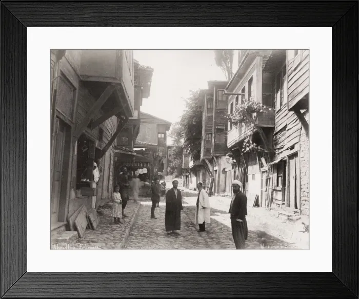Framed Print : Street scene, Constantinople, Istanbul, Turkey Framed Print : Street scene, Constantinople, Istanbul, Turkey
