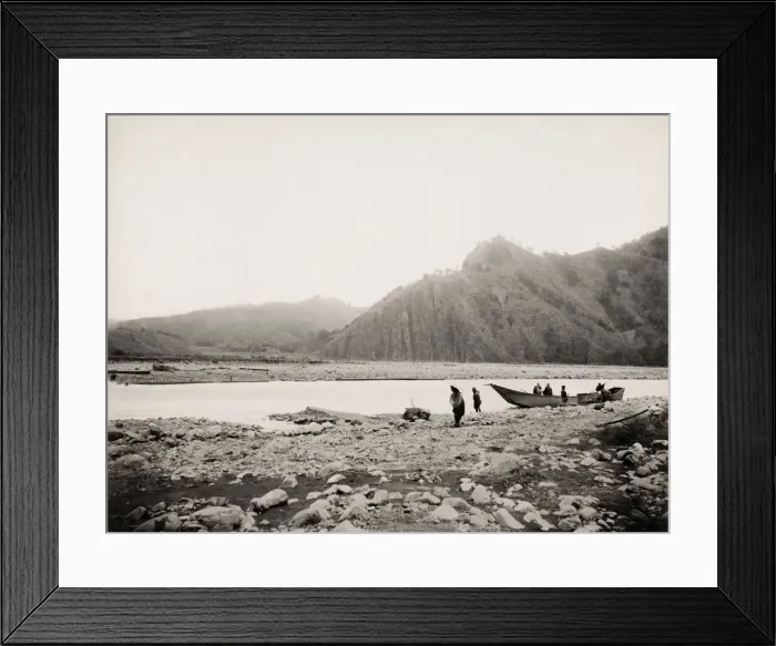 Framed Print : Ferry of the Fujikawa River, Japan Framed Print : Ferry of the Fujikawa River, Japan