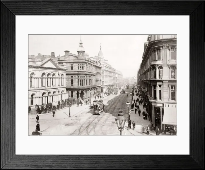 Framed Print : Royal Avenue, Belfast, Northern Ireland, c. 1890 Framed Print : Royal Avenue, Belfast, Northern Ireland, c. 1890