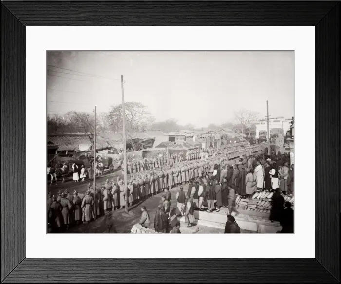 Framed Print : Inauguration Ketteler memorial palou, Peking, Beijing, China 1903 Framed Print : Inauguration Ketteler memorial palou, Peking, Beijing, China 1903