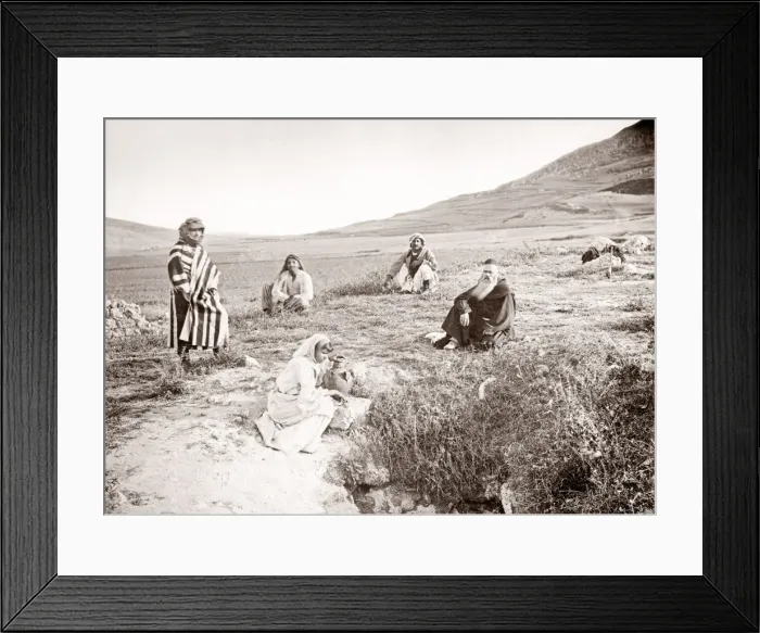 Framed Print : The well of the Good Samaritan, Palestine, c. 1890 s Framed Print : The well of the Good Samaritan, Palestine, c. 1890 s