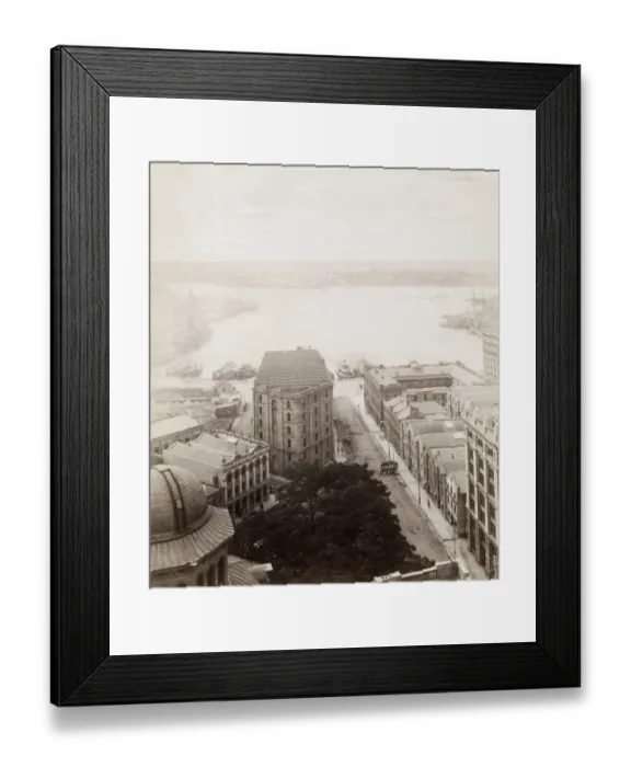 Framed Print : View of the harbour, Sydney, New South Wales, Australia Framed Print : View of the harbour, Sydney, New South Wales, Australia