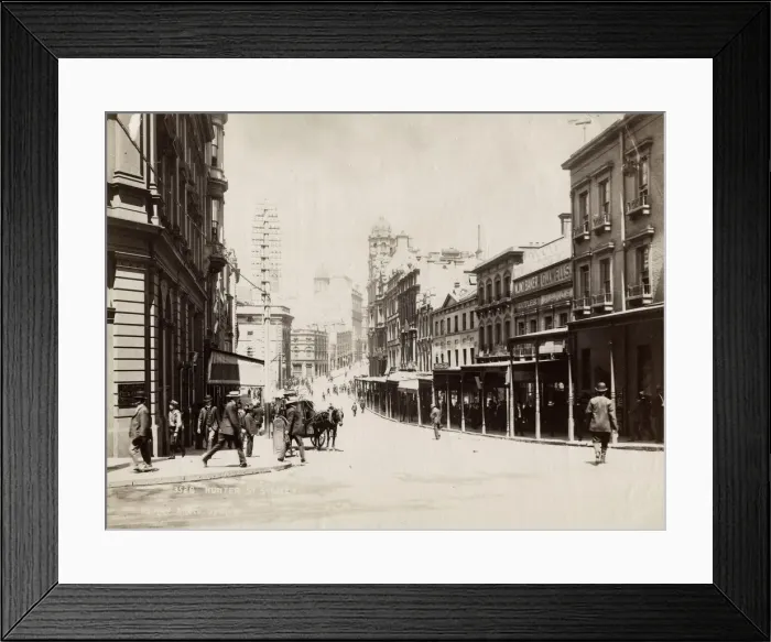 Framed Print : Hunter Street, Sydney, New South Wales, Australia Framed Print : Hunter Street, Sydney, New South Wales, Australia