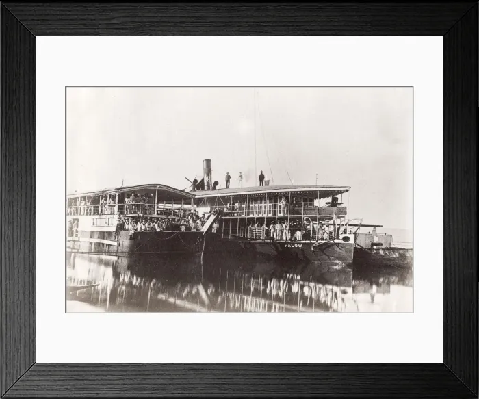 Framed Print : 3rd Anglo Burmese War, steamer Irrawaddy River Framed Print : 3rd Anglo Burmese War, steamer Irrawaddy River