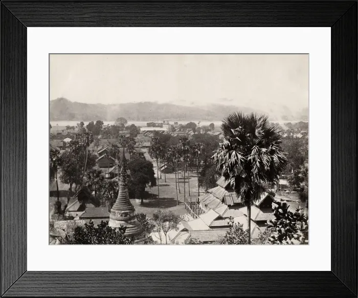 Framed Print : View along the Irrawaddy River, Burma, Myanmar Framed Print : View along the Irrawaddy River, Burma, Myanmar