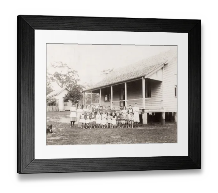 Framed Print : Rural state school, near Brisbane, Australia Framed Print : Rural state school, near Brisbane, Australia