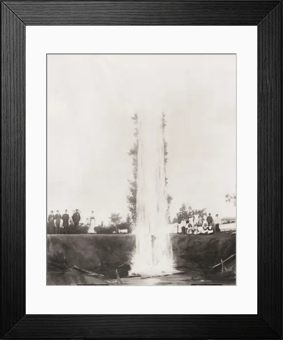 Framed Print : Artesian well, bore, Queensland, Australia Framed Print : Artesian well, bore, Queensland, Australia
